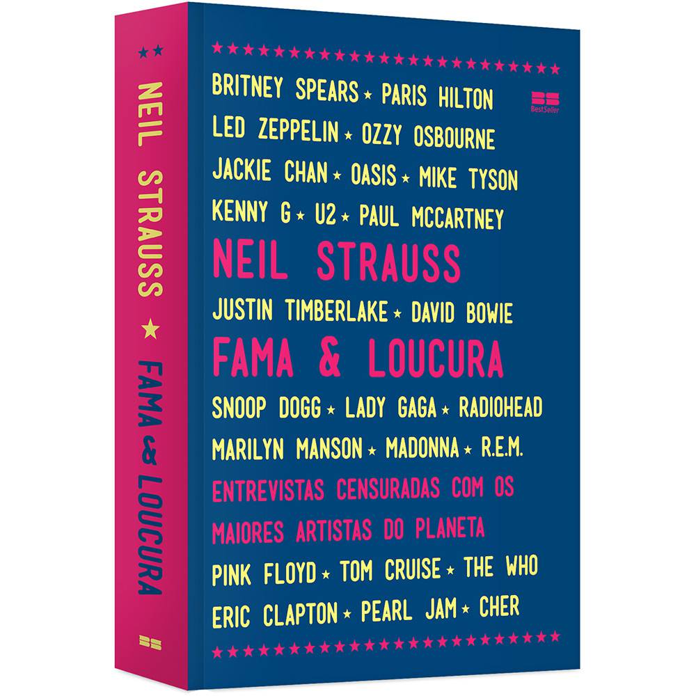 Livro "Fama & Loucura", de Neil StraussLivro "Fama & Loucura", de Neil Strauss