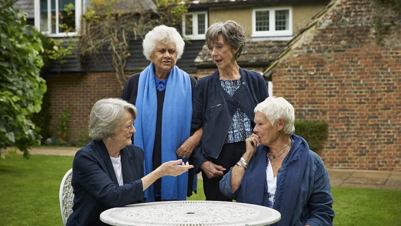 Na foto, as atrizes Maggie Smith, Joan Plowright, Eileen Atkins e Judi Dench