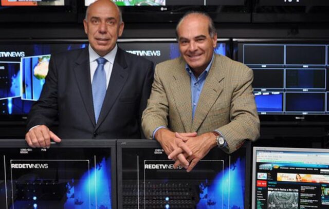 Amílcare e Marcelo de Carvalho, sócios da RedeTV