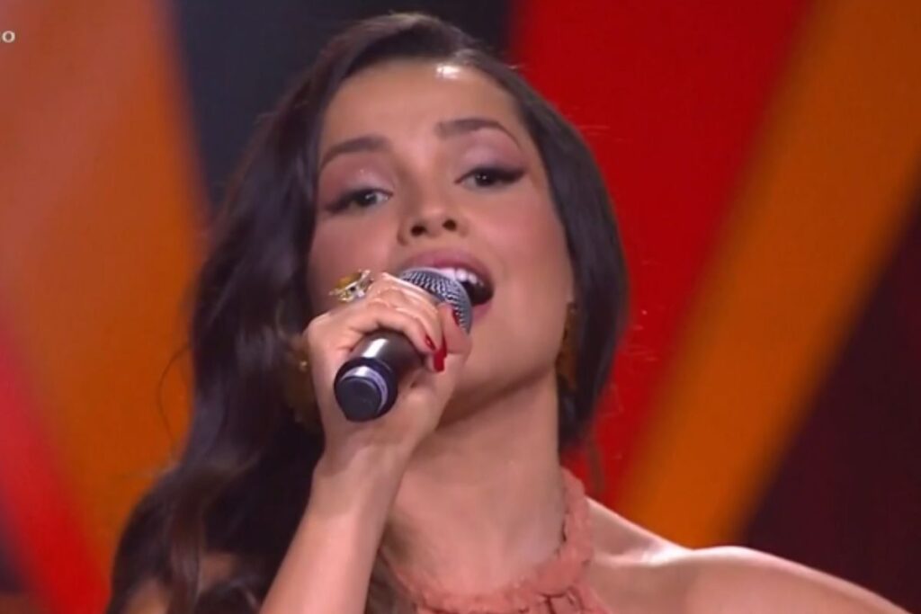 Cantora Juliette se apresenta em show na Globo