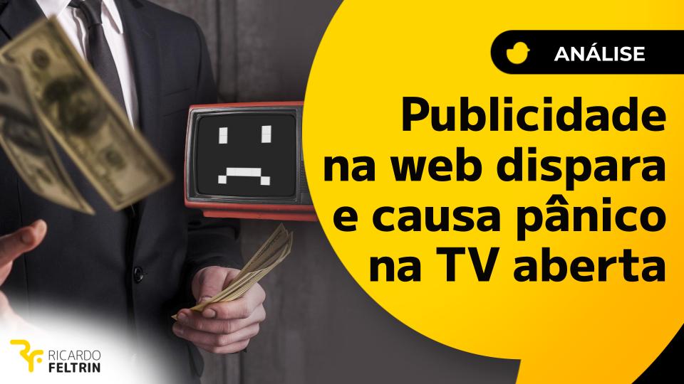 Publicidade na TV aberta está caindo