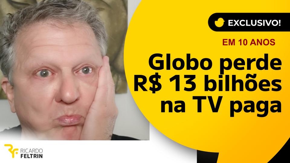 Derrocada da TV paga atinge a Globo em cheio