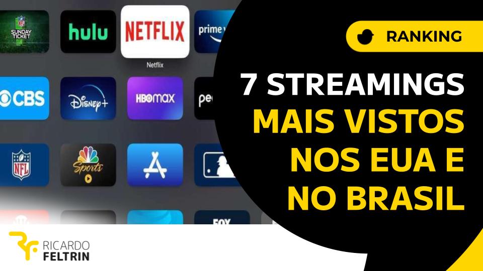 Veja o ranking dos dois países no consumo de streaming