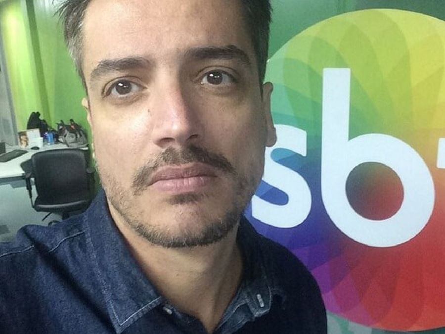 Foto de Leo Dias no SBT 