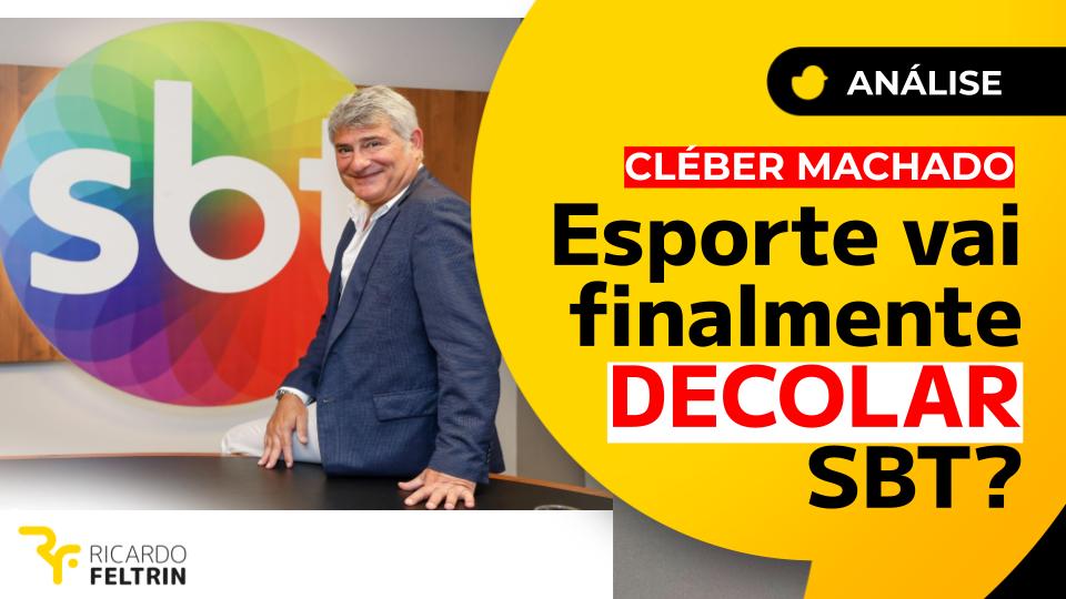 Cléber Machado é a nova aposta do SBT no Esporte