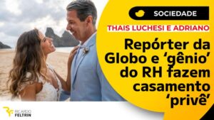 Thais Luchesi e Adriano Lima em Noronha