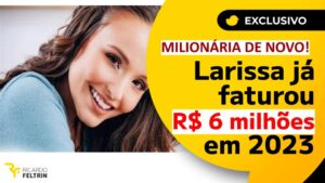 Larissa Manoela já faturou R$ 6 milhões este ano; texto de Ricardo Feltrin