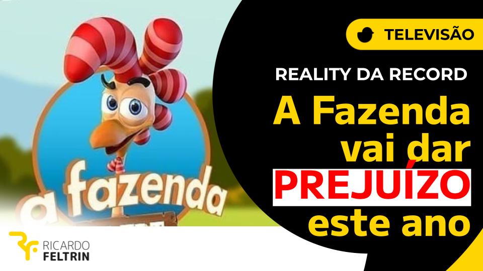 A Fazenda dará prejuízo este ano