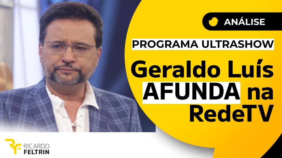Geraldo Luís fracassa na RedeTV; acima, o apresentador no Halloween