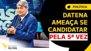 Datena ameaça sair candidato. Pela 5ª vez.