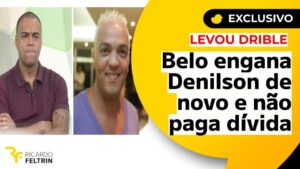 Belo engana Denílson de novo e não paga dívida; drible do cantor no craque