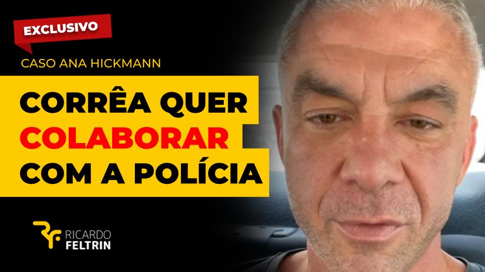 Corrêa acena à polícia para evitar prisão