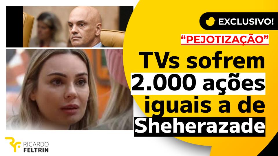 TVs enfrentam 2.000 processos como o de Sheherazade