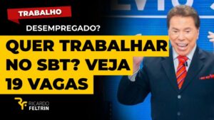 Quer trabalhar no SBT? Emissora abre 19 vagas