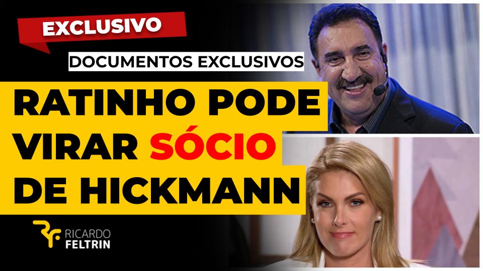 Ratinho pode virar sócio de Ana Hickmann