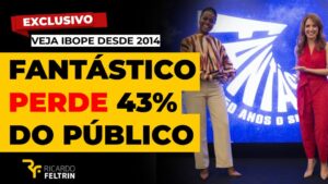 Fantástico perde 43% do público em 10 anos