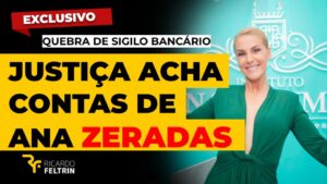 Justiça acha contas de Ana Hickmann zeradas