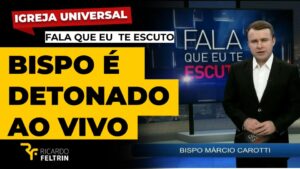 Telespectadora xinga bispo Marcio Carotti, da Universal, ao vivo