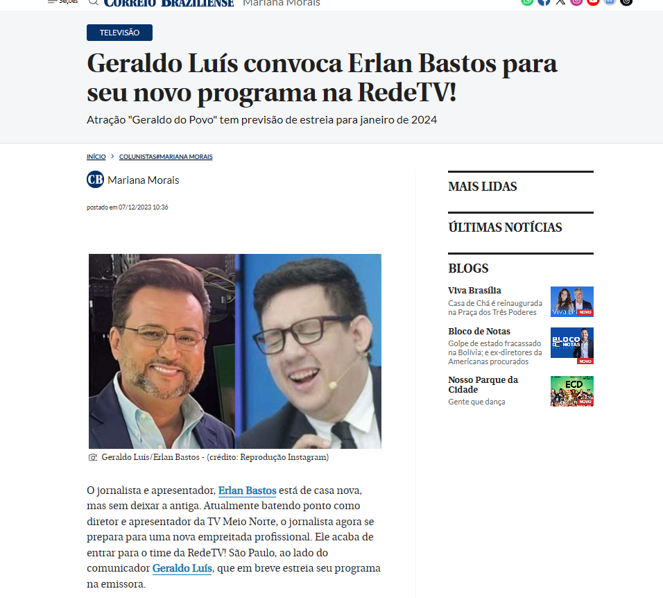 Erlan Bastos e Geraldo Luís são "unha e carne"