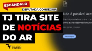 Tribunal tira site de notícias do ar