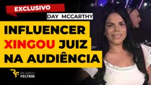 Influencer condenada baixou o nível e ofendeu juiz