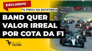 Band quer quase R$ 1 bi por cotas da F1