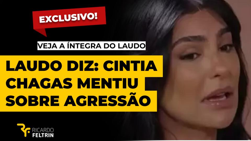 IML diz que Cíntia Chagas não foi agredida